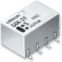 G6K-2G DC5 - Signal Relay, 5 VDC, DPDT, 1 A, G6K, Surface Mount, Non Latching - OMRON ELECTRONIC COMPONENTS