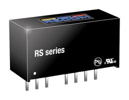 RS-1205S - Isolated Through Hole DC/DC Converter, Medical, 2:1, 2 W, 1 Output, 5 V, 400 mA - RECOM POWER