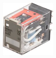 MY2N 24ACS - Power Relay, DPDT, 24 VAC, 10 A, Socket, Non Latching - OMRON INDUSTRIAL AUTOMATION