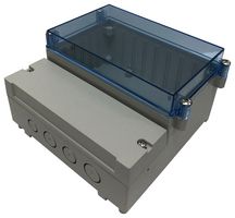 MC003610 - Plastic Enclosure, Dual Compartment, ABS, 161 mm, 166 mm, 93 mm, IP65 - MULTICOMP PRO
