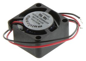MC011514 - DC Axial Fan, 5 V, Square, 20 mm, 10 mm, Vapo Bearing, 1.5 CFM - MULTICOMP