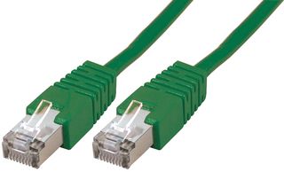 PSG91673 - Ethernet Cable, STP, Cat5e, RJ45 Plug to RJ45 Plug, Green, 0.5 m, 19.7 " - PRO SIGNAL