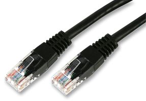 PSG02600 - Ethernet Cable, RJ45 Plug to RJ45 Plug, Unshielded Twisted Pair, Cat5e, 9.8ft, 3m, Black - PRO SIGNAL
