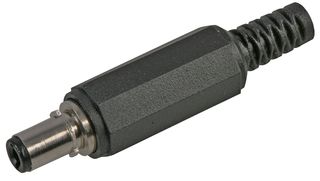 PPW01009 - DC Power Connector, Plug, 2.5 mm, Cable Mount, Solder - PRO POWER