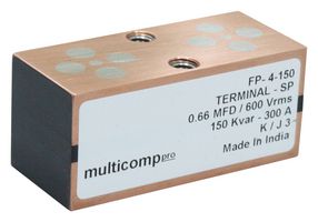 MP004075 - Power Film Capacitor, Metallized PP, 1.33 µF, ± 10%, Induction Heating, Resonant Power Supplies - MULTICOMP PRO