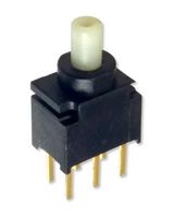 MP004688 - Pushbutton Switch, 0.4VA, DPDT, On-(On), Plunger for Cap - MULTICOMP PRO