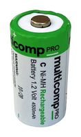 MP005527 - Rechargeable Battery, 1.2 V, Nickel Metal Hydride, 4.5 Ah, C, Raised Positive and Flat Negative - MULTICOMP PRO