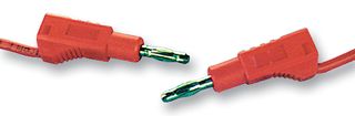76-010 - Test Lead, 4mm Banana Plug to 4mm Banana Plug, Red, 1.2 kV, 12 A, 1.524 m - MULTICOMP PRO
