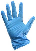 MP008025 - Gloves, Disposable, PVC (Polyvinylchloride)/Acrylonitrile Butadiene, S Size, Blue - MULTICOMP PRO