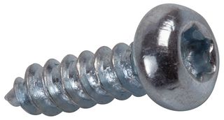 MP008239 - Screw, 2.9mm, 9.5 mm, Zinc, Carbon Steel, Pan Head Torx - MULTICOMP PRO