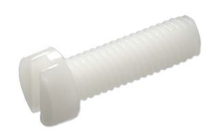 MP008094 - Screw, Cheese Head Slotted, M6, Nylon (Polyamide), 16 mm Length - MULTICOMP PRO