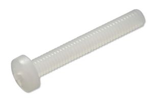 MP008116 - Screw, Pan Head Phillips, M6, Nylon (Polyamide), 20 mm Length - MULTICOMP PRO