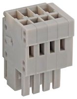 MP008948 - Pluggable Terminal Block, 2.5 mm, 4 Ways, Push In - MULTICOMP PRO