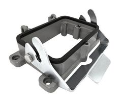 MP009445 - Heavy Duty Connector, Base, Bulkhead Mount, Aluminium Body, 1 Lever, 48B - MULTICOMP PRO