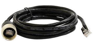 MP009803 - Ethernet Cable, Cat6, C3 RJ45 Plug to RJ45 Plug, Black, 2 m, 6.6 ft - MULTICOMP PRO