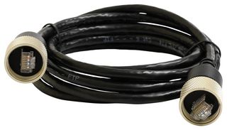 MP009807 - Ethernet Cable, Cat6, C3 RJ45 Plug to C3 RJ45 Plug, Black, 2 m, 6.6 ft - MULTICOMP PRO