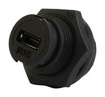 MP009821 - USB Sealed Connector, Micro USB Type AB, USB 2.0, Receptacle, 5 Position, Panel Mount, IP67 - MULTICOMP PRO