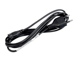 GW-151770 - Mains Power Cord, 10A/2.5A, EN CEI 23-50 Plug to IEC 320 C7, 2 m, 250 V, Black, MCP C7 IEC - MULTICOMP PRO