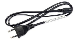 GW-151781 - Mains Power Cord, SI 32 Plug to IEC 60320 C7, 1 m, 2.5 A, 250 V, Black, MCP C7 IEC - MULTICOMP PRO