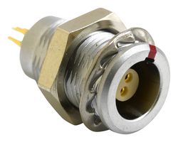 MCEGG00BC302KS - Circular Connector, Standard Circular Connector, 00 Series, Panel Mount Receptacle, 2 Contacts - MULTICOMP PRO