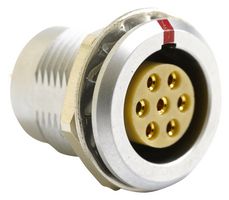 MCEGG2BC307KS - Circular Connector, Standard Circular Connector, 00 Series, Panel Mount Receptacle, 7 Contacts - MULTICOMP PRO