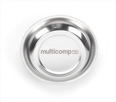 MP010965 - Storage Tray, Round, Stainless Steel, 150 mm - MULTICOMP PRO