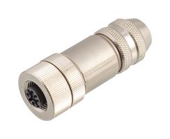 MP011270 - Sensor Connector, PG7, MP Field Installable Sensor Connectors, M12, Female, 4 Positions - MULTICOMP PRO