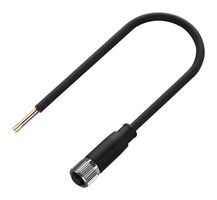 MP011273 - Sensor Cable, A Coded, M12 Receptacle, Free End, 4 Positions, 2 m, 6.6 ft - MULTICOMP PRO