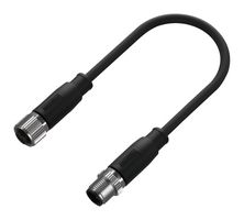 MP011275 - Sensor Cable, A Coded, M12 Receptacle, M12 Plug, 4 Positions, 2 m, 6.6 ft - MULTICOMP PRO