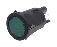 MP011263 - Pushbutton Switch, MP Pushbutton Switches Round-Flat, 25 mm, DPST-NO-DB, Round Flat, Green - MULTICOMP PRO