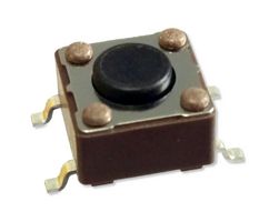 MPTSM-62R-V - Tactile Switch, SPST-NO, Top Actuated, 5mm, SMD, Red Round Button, 260 gf, 50mA at 12VDC - MULTICOMP PRO