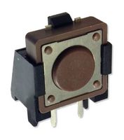MPBFF12KQR - Tactile Switch, SPST-NO, Side Actuated Flat Pin, SMD, Rectangular Button, 160 gf, 20mA at 15VDC - MULTICOMP PRO