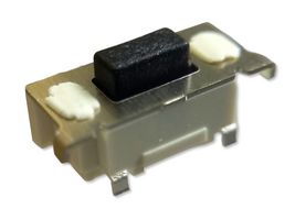 MP188-1K3-V - Tactile Switch, SPST-NO, Side Actuated, SMD, Black Rectangular Button, 260 gf, 50mA at 12VDC - MULTICOMP PRO