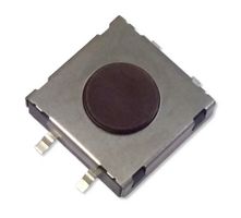 MPTSMW-24N-Q - Tactile Switch, SPST-NO, Top Actuated, SMD, 7.3mm, Brown Square Button, 160 gf, 50mA at 24VDC - MULTICOMP PRO
