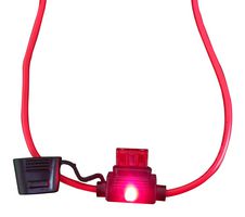 MP011364 - Fuseholder, Automotive Blade, 1 Fuse, 30 A, 32 VDC, ATO Blade, Wire Leaded, In-Line, LED - MULTICOMP PRO