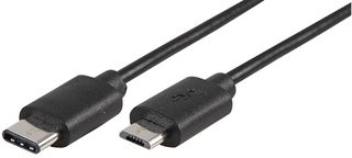 USB3C-862 - USB Cable, Type C Plug to Micro Type B Plug, 2 m, 6.6 ft, USB 2.0, Black - PRO SIGNAL