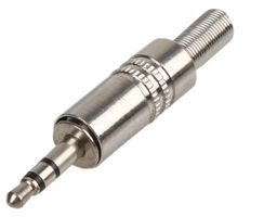 PS11480 - Phone Audio Connector, 3 Contacts, Plug, 3.5 mm, Cable Mount, Copper Plated Contacts - PRO SIGNAL