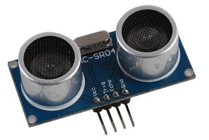 HC-SR04 - Ultrasonic Distance Sensor, 5V, 15mA, 40kHz, Range 4m, 15°, TTL Level - MULTICOMP PRO