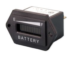 MP011718 - Battery indicator, Multicolor, 10 segment LED, Hexagonal panel, screw mount, 9V - 85V DC - MULTICOMP PRO