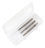 MP-M204 - Tap Set, M2x0.4mm 6-8 Thread Chamfer, 4-5 Thread Chamfer, 2-3 Thread Chamfer Cutting Tap, 3 Pcs - MULTICOMP PRO