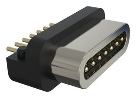 MP011977 - Magnetic Connector, 7 Contacts, Plug, Straight, 1.6 mm, 1 A - MULTICOMP PRO