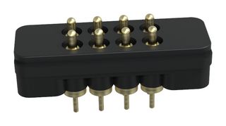 MP011982 - Magnetic Connector, 8 Contacts, Plug, Straight, 2 mm, 1 A - MULTICOMP PRO