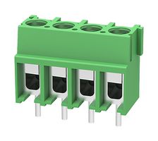 MP012001 - Wire-To-Board Terminal Block, 5 mm, 4 Ways, 20 AWG, 12 AWG, 4 mm², Screw - MULTICOMP PRO