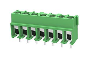 MP012004 - Wire-To-Board Terminal Block, 5 mm, 7 Ways, 20 AWG, 12 AWG, 4 mm², Screw - MULTICOMP PRO