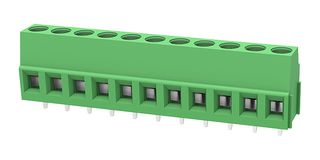 MP012019 - Wire-To-Board Terminal Block, 5.08 mm, 11 Ways, 30 AWG, 12 AWG, 2.5 mm², Screw - MULTICOMP PRO