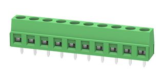 MP012066 - Wire-To-Board Terminal Block, 5.08 mm, 10 Ways, 26 AWG, 14 AWG, 1.5 mm², Screw - MULTICOMP PRO