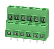 MP012076 - Wire-To-Board Terminal Block, 5 mm, 12 Ways, 26 AWG, 14 AWG, 1.5 mm², Screw - MULTICOMP PRO