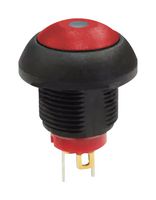 MPP12-6B203MM1CAS05L07 - Pushbutton Switch, Blue-Illuminated, MP Pushbutton Switches Round-Flat, 13.6 mm, SPST, Off-(On) - MULTICOMP PRO