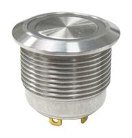 MPM19-A02FN-0-JR-0V - Pushbutton Switch, MP Pushbutton Switches Round-Flat, 19.2 mm, SPST-NO-DM, Off-(On), Round Flat - MULTICOMP PRO