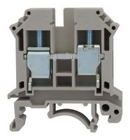 MP012083 - DIN Rail Mount Terminal Block, 2 Ways, 24 AWG, 6 AWG, 10 mm², Screw, 76 A - MULTICOMP PRO